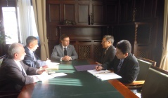 9 October 2012 National Assembly Speaker in meeting with the Egyptian Ambassador to Serbia
